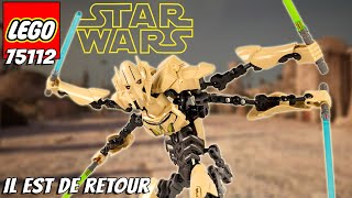 GENERAL GRIEVOUS Il est de retour après 7 ans  LEGO STAR WARS 75112 Le test Complet [upl. by Gillian]