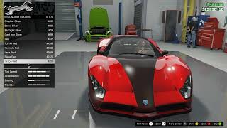 GTA 5 Grotti Cheetah Ferrari Enzo OG Vehicle Customization [upl. by Aynotel]