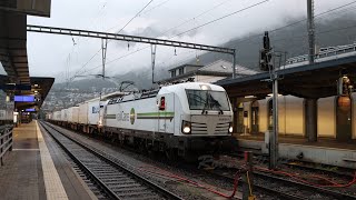 RailCare 476 454 departing Chur [upl. by Nemraciram]