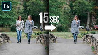 Remove People in 15 Seconds with Photoshop [upl. by Davita]