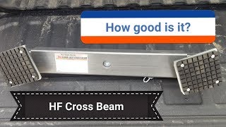 Harbor Freight floor jack cross beam review unboxing amp how to install [upl. by Esmerolda29]