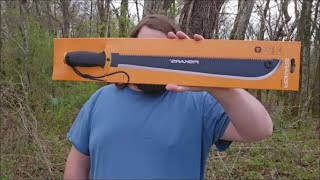 In Depth Review Fiskars vs Tramontina 18 Inch Machete [upl. by Deste]