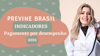 Indicadores pagamento por desempenho Previne Brasil 2022 [upl. by Deeraf]