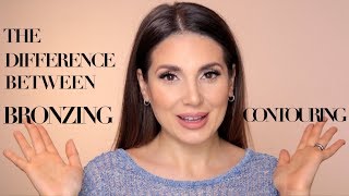 THE DIFFERENCE BETWEEN BRONZING AND CONTOURING  MAKEUP TUTORIAL  ALI ANDREEA [upl. by Aserehc646]