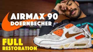 Nike Air Max 90 Doernbecher restoration by Vick Almighty [upl. by Saoj469]