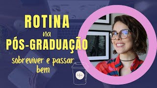 Rotina de mestrado e doutorado  aulas orientação eventos dicas [upl. by Willem]