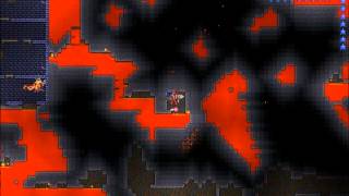 Terraria fast and safe way to collect hellstone [upl. by Imoen]