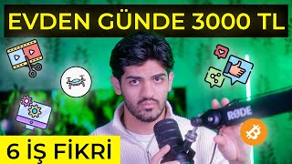 2024de GÜNDE 3000 TL Kazandıracak 6 MESLEK  İŞ [upl. by Lucy]