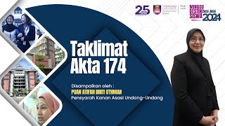 Taklimat Akta 174  MDS 2024 [upl. by Telfer]