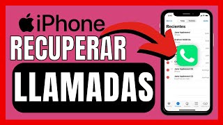 ✅COMO RECUPERAR HISTORIAL DE LLAMADAS BORRADAS EN IPHONE [upl. by Anidan]