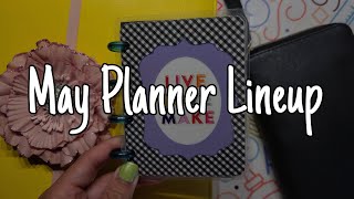 May Planner Lineup  Simplifying from the Full Planning System for the Month  Happy Planner  Tul [upl. by Valida]