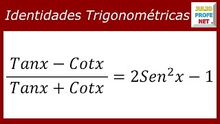 Demostración de identidades trigonométricas  Ej 1 [upl. by Yarw]