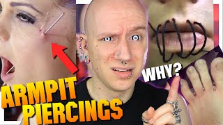 Most Stupid amp Confusing Piercings Ever  Piercings Gone Wrong 58  Roly Reacts [upl. by Rahmann]