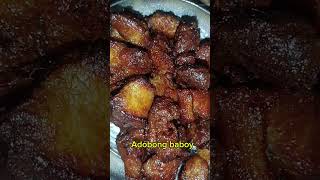 Kain😋 adobong baboy🥰adobo yummyfood [upl. by Gally]