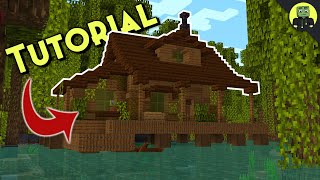 How To Build A Swamp House Perfect for the 119 Update Minecraft Tutorial [upl. by Scoles]