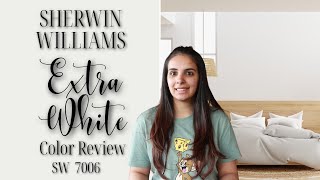 Sherwin Williams Extra White SW 7006 Color Review [upl. by Derick]