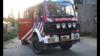 161009 Uitruk brandweer Lunteren [upl. by Furgeson]