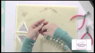 How to Make Jewelry Necklace Making Part 4 of 4 Beginners Tutorial [upl. by Zacek]