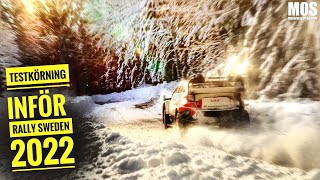 Testkörning inför Rally Sweden 2022 [upl. by Ymac]