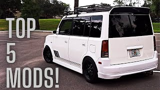 Top 5 Mods For The Scion xB [upl. by Araihc14]