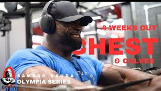 Mr Olympia 2023 series  Chest amp calves 4 weeks out  Samson Dauda [upl. by Lodmilla]