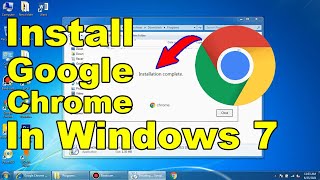 Install google chrome on windows 7  Download google chrome in windows 7 [upl. by Syned137]