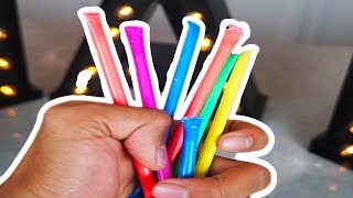 DIY PIXY STIX CANDY So Yummy [upl. by Holle366]