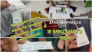 No 1 export surplus garments dealer amp wholesaler in Bangladesh amp India 💥 Direct dealer of Banglades [upl. by Ahsam]