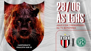 AO VIVO  Botafogo x Guarani  Campeonato Paulista Sub20  28062024 [upl. by Haase]