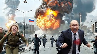 Happened 3 Minutes Ago US and Ukraine Destroy Russias Last Defense in Downtown Moscow [upl. by Eatnoid]