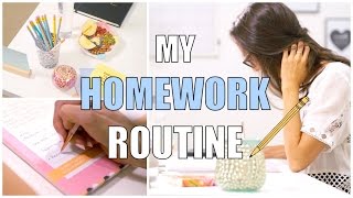 My school homework routine  How to do your homework fast [upl. by Luke674]