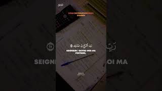 Invocation Doua pour examen  Surah Taha s20v2528  islam quran islamicstatus examen [upl. by Eelinej]