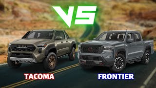 2024 Toyota Tacoma vs 2023 Nissan Frontier Who wins [upl. by Erena]