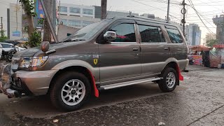 Chevrolet Tavera Modification Alloy Wheels Chrome Woofer Amplifier Bumper Guard Tushargurujiibhopal [upl. by Aidnahs]