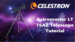 Celestron Astromaster 76AZ Reflector Telescope unboxing and assembly [upl. by Adlihtam]