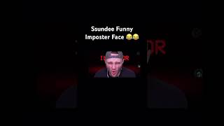 Ssundee Hilarious Imposter Face In AMONG US gaming funnymoments funny [upl. by Dnomayd7]