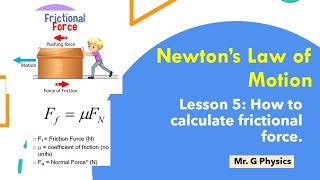 How to calculate frictional force [upl. by Siravart937]