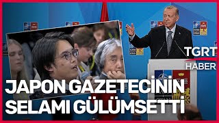 Japon Gazeteci Cumhurbaşkanı Erdoğana Sorusuna quotSelamünaleykümquot Diyerek Başladı [upl. by Samanthia483]