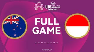 New Zealand v Indonesia  Full Basketball Game  FIBA U18 Womens Asia Cup 2024  Div A Group Phase [upl. by Christis777]