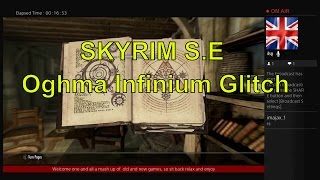 Skyrim Special Edition PS4  Oghma Infinium Glitch [upl. by Aliuqehs635]