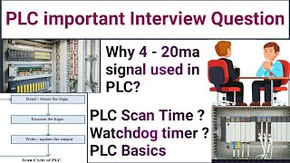 PLC interview questions PLC basics PLC Scan time  function of watchdog timer [upl. by Whang]