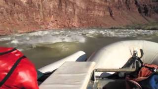 Running Unkar Rapid Colorado River Grand Canyon [upl. by Agnesse]