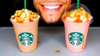 ASMR EDIBLE STARBUCKS DRINKS CUP MUKBANG CHOCOLATE DIY JERRY EATING DRINKING NO TALKING ART [upl. by Eicats]