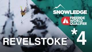 Revelstoke Freeride World Qualifier 4 Event  Snowledge [upl. by Adnorahs]