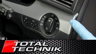 How to Remove Dash Trim Around Headlight Switch  Audi A4 S4 RS4  B6 B7  20012008  TOTAL TECHNIK [upl. by Adirf]