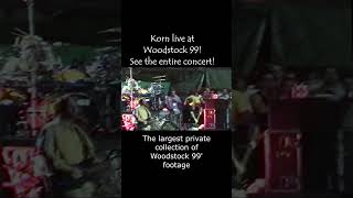 KORN Live at Woodstock 99 [upl. by Aissila]