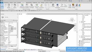 014DAYLIGHT ANALYSIS  Revit Insight  Building Performance Analysis [upl. by Ailsun]