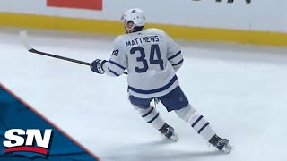 Auston Matthews Puts The Sabres In The Spin Cycle For A NASTY Goal [upl. by Ylrebmit]