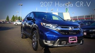 2017 Honda CRV EXL 15 L Turbocharged 4Cylinder Review [upl. by Yllrebmik]