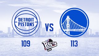 PISTONS VS WARRIORS Revved Up Recaps 15 [upl. by Sidonius]